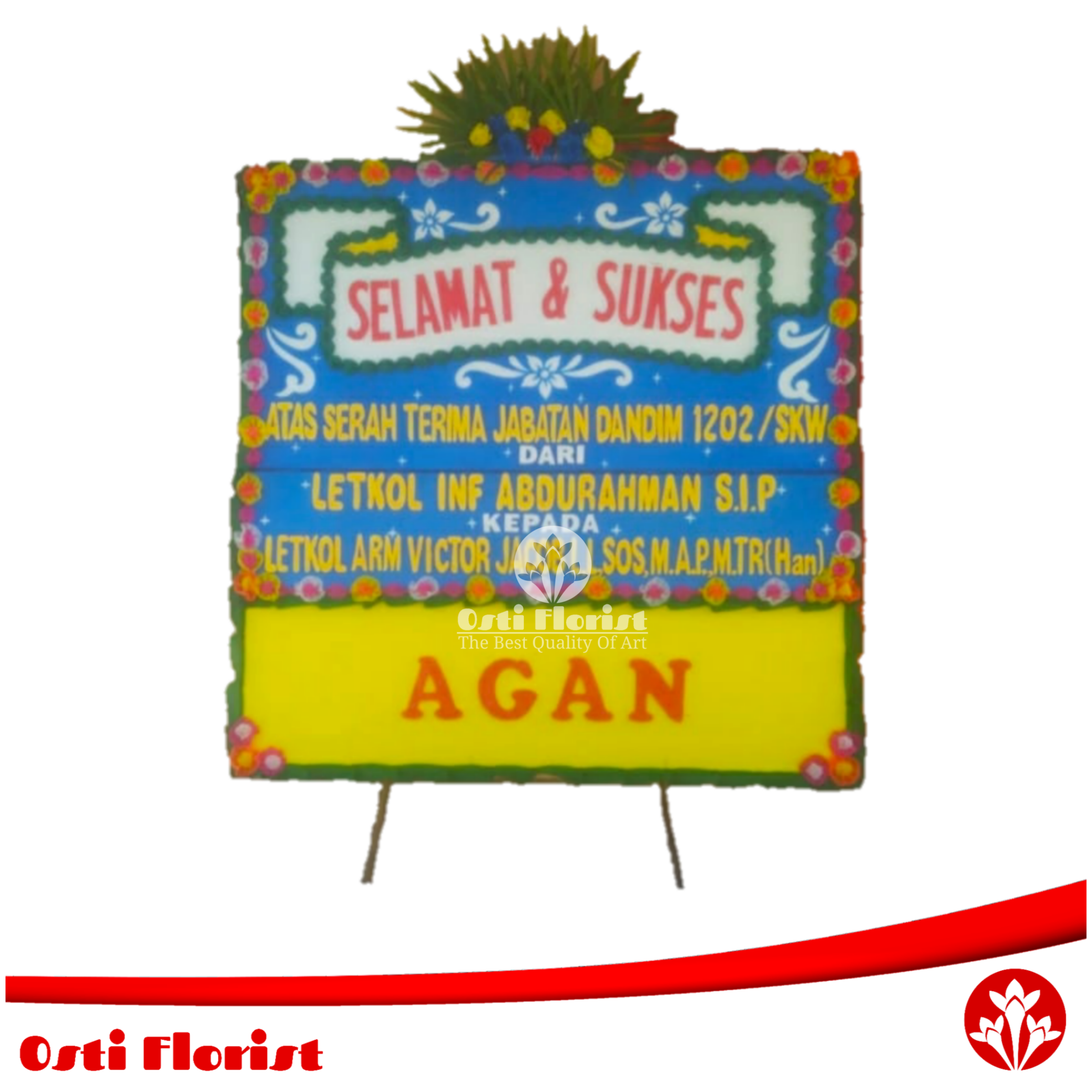 bunga papan singkawang