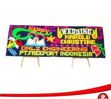 karangan bunga merauke