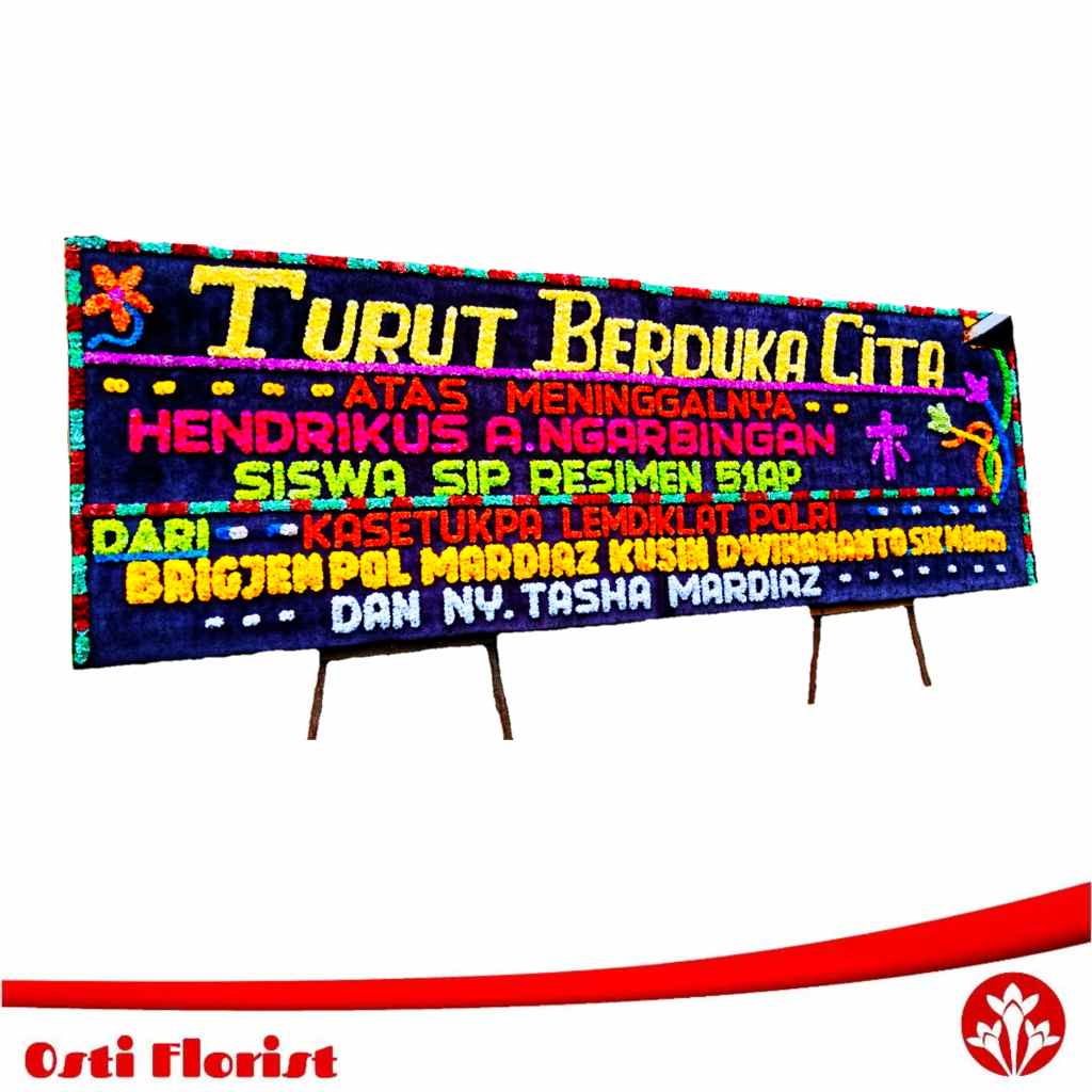 karangan bunga dukacita merauke