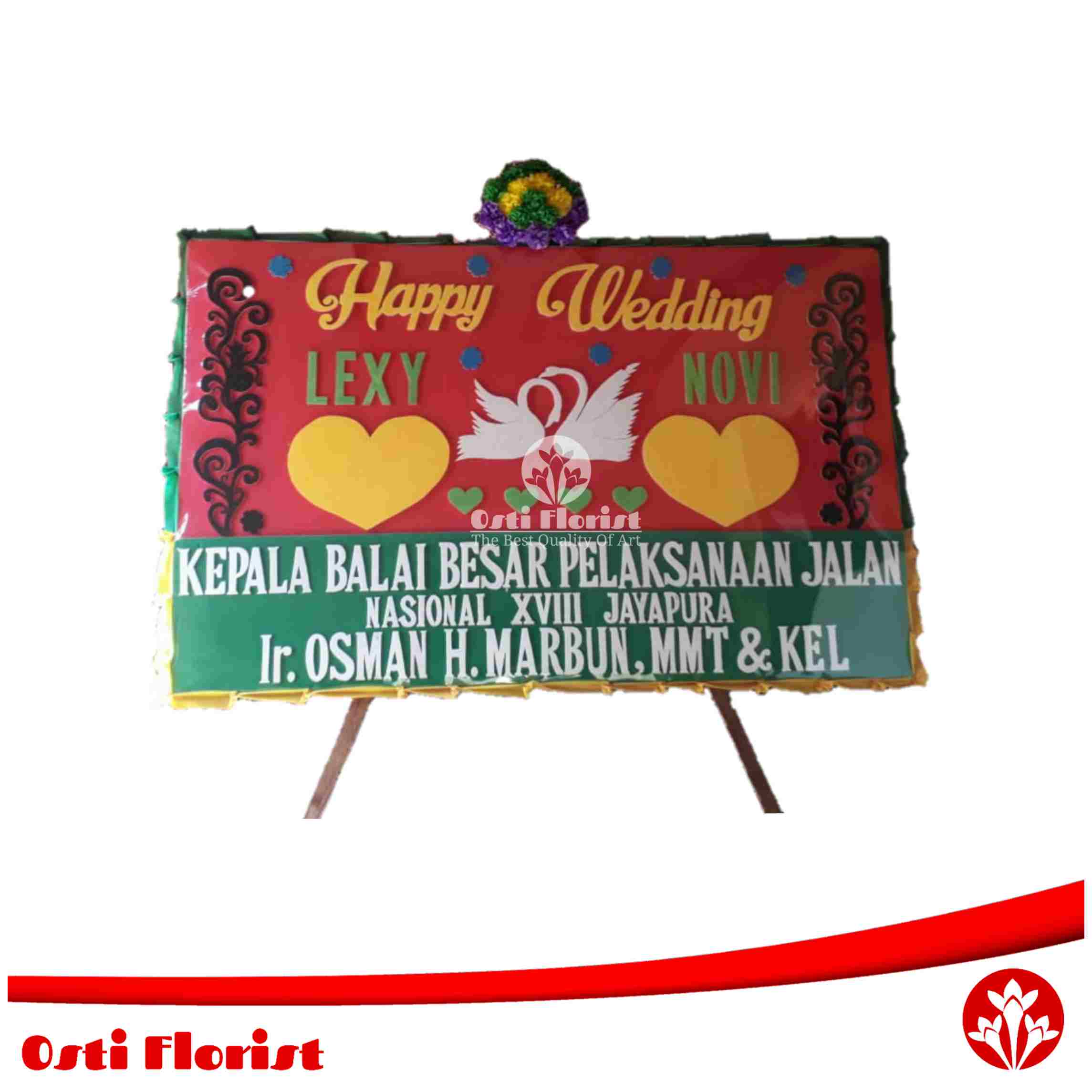 karangan bunga wedding palopo