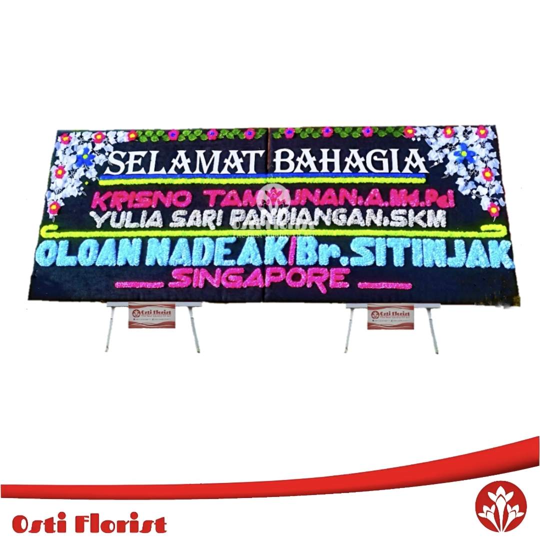 papan bunga pernikahan siborong borong