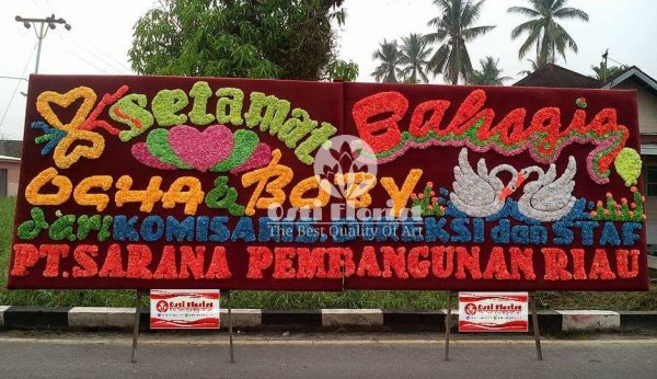toko papan bunga bagansiapapi