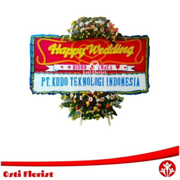 karangan bunga pernikahan sukabumi