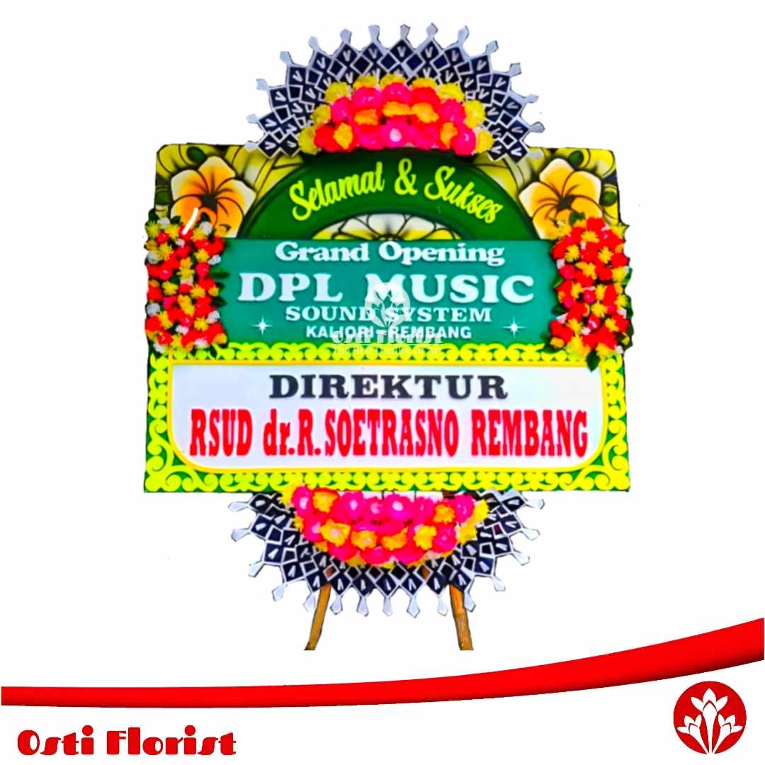 bunga papan grand opening rembang