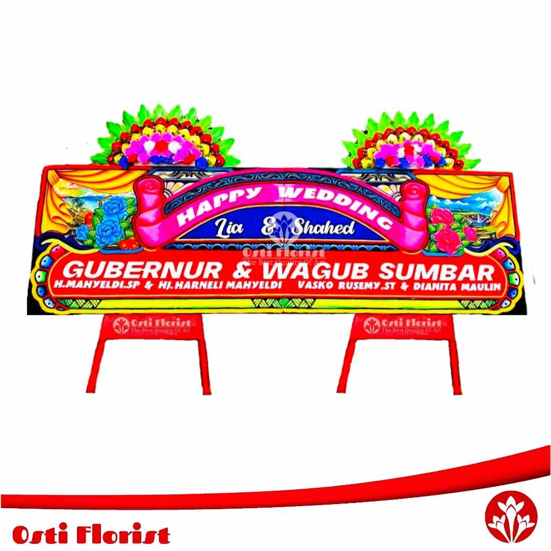 bunga papan wedding batusangkar