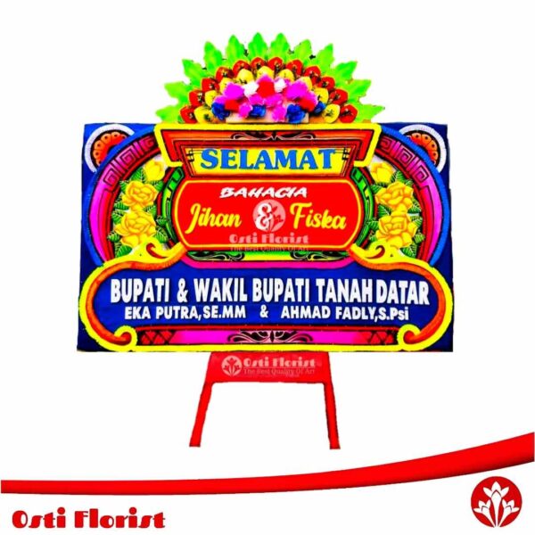 karangan bunga pernikahan batusangkar