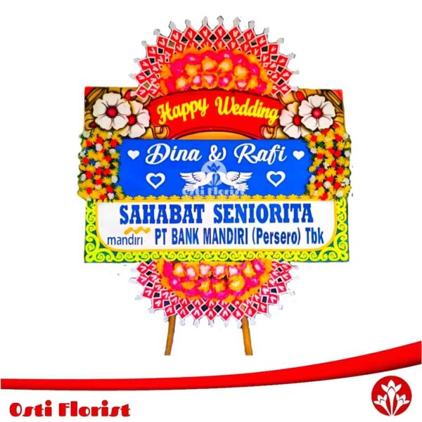 karangan bunga pernikahan rembang