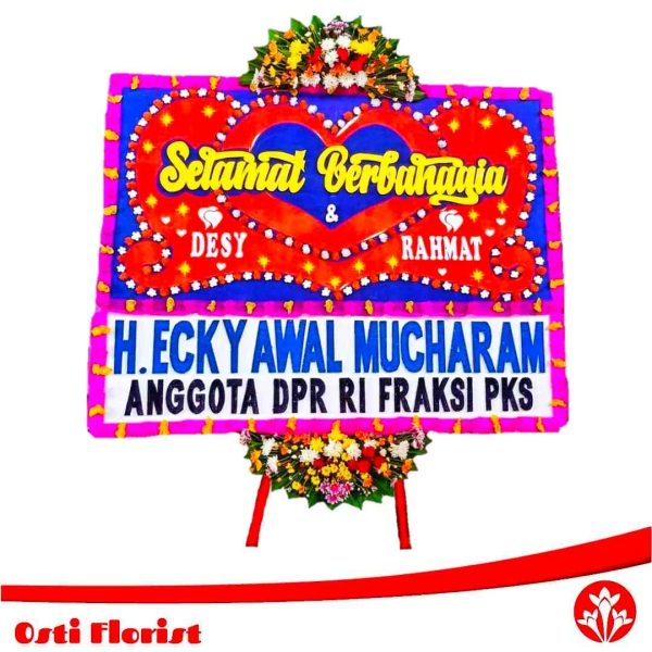 karangan bunga pernikahan sungailiat