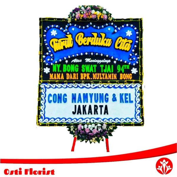 papan bunga duka cita sungailiat
