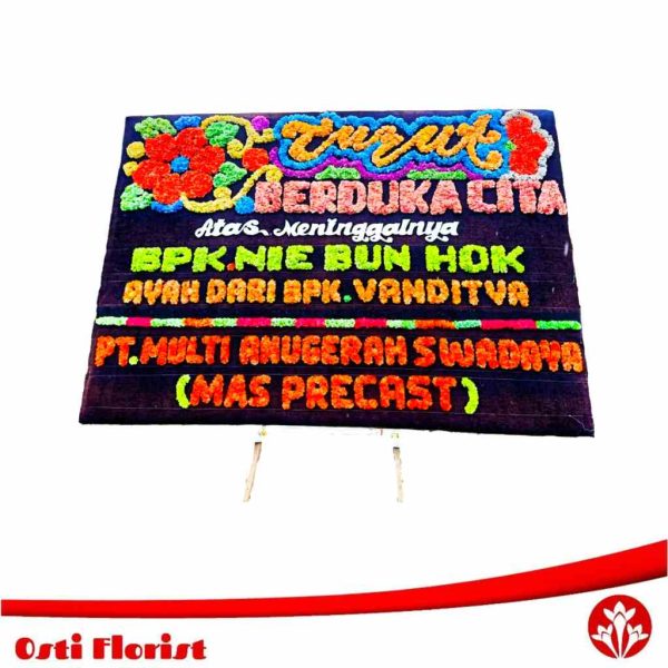 karangan bunga palembang murah