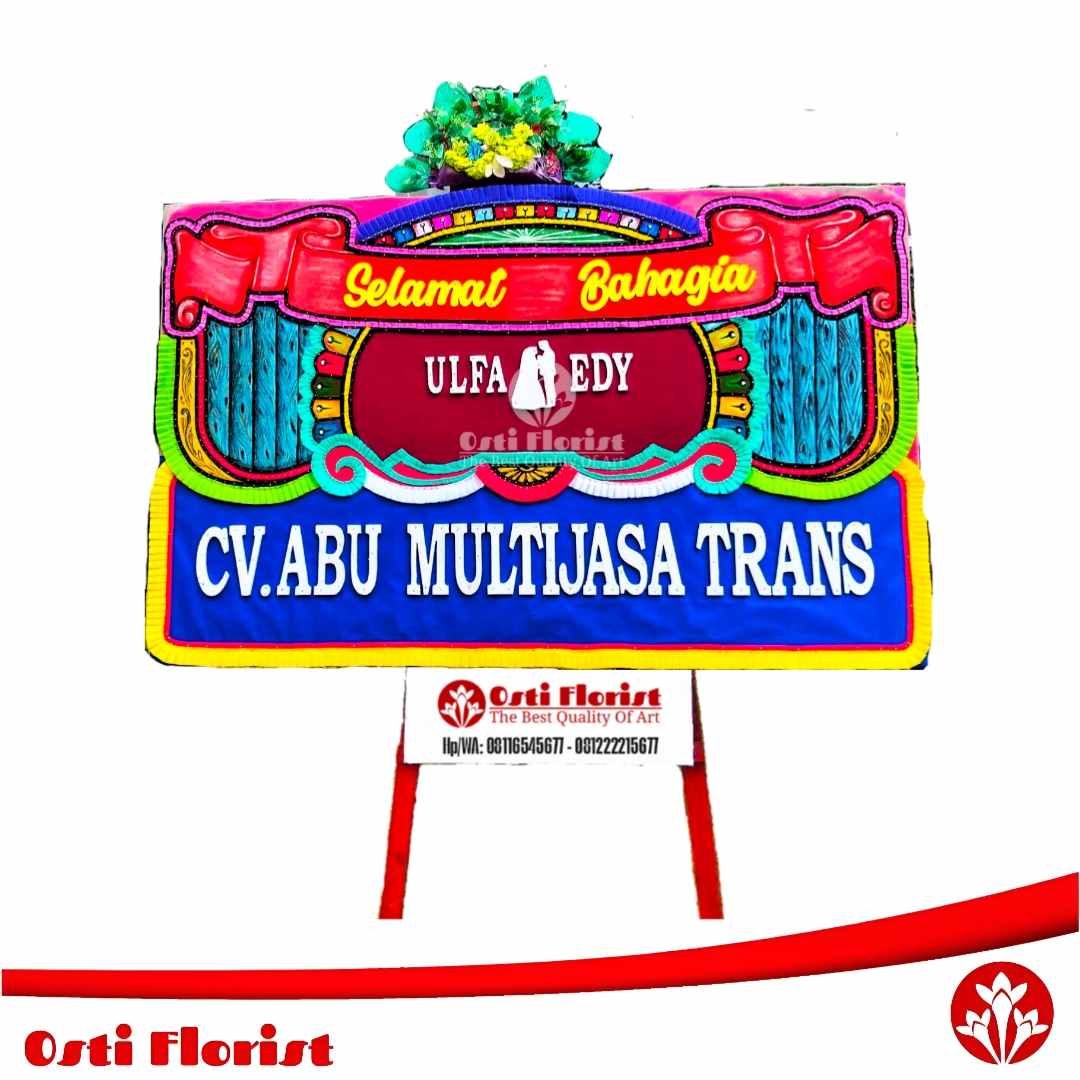 papan bunga wedding sawahlunto