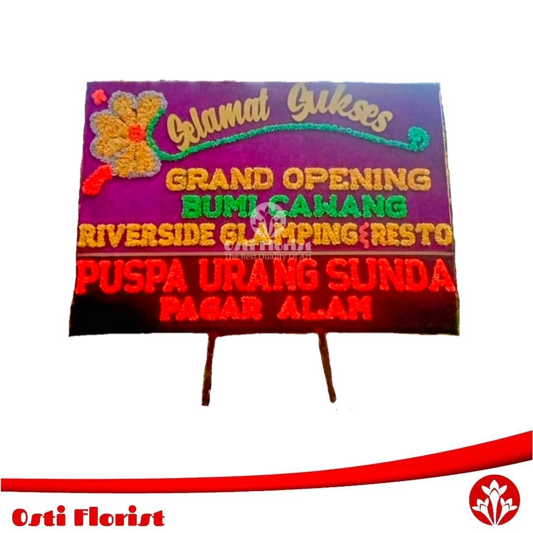 karangan bunga grand opening pagar alam