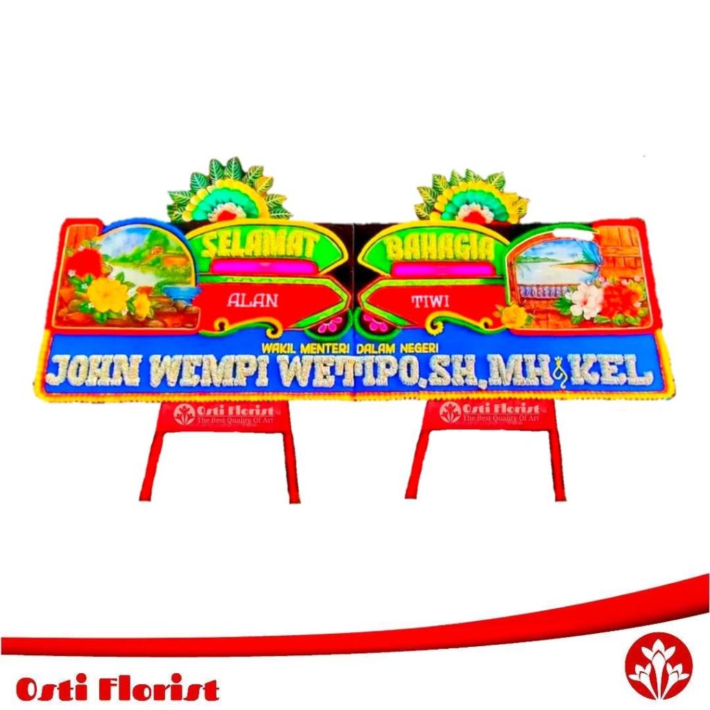 karangan bunga wedding pariaman