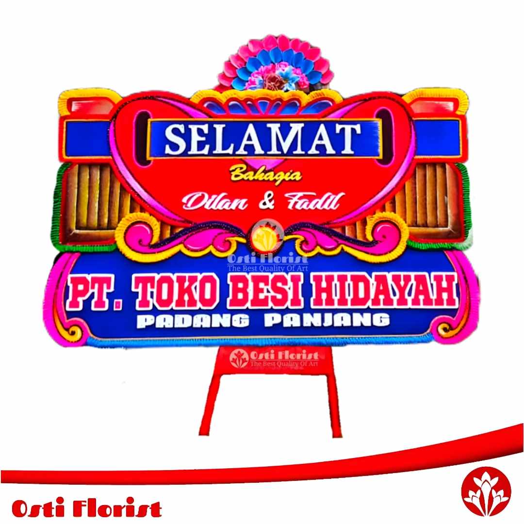 karangan bunga pernikahan padang panjang