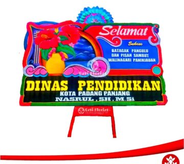 papan bunga padang panjang