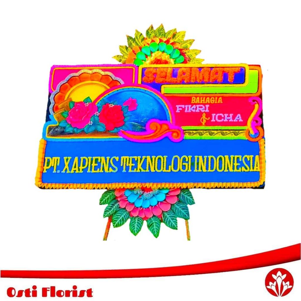 bunga papan pernikahan pariaman