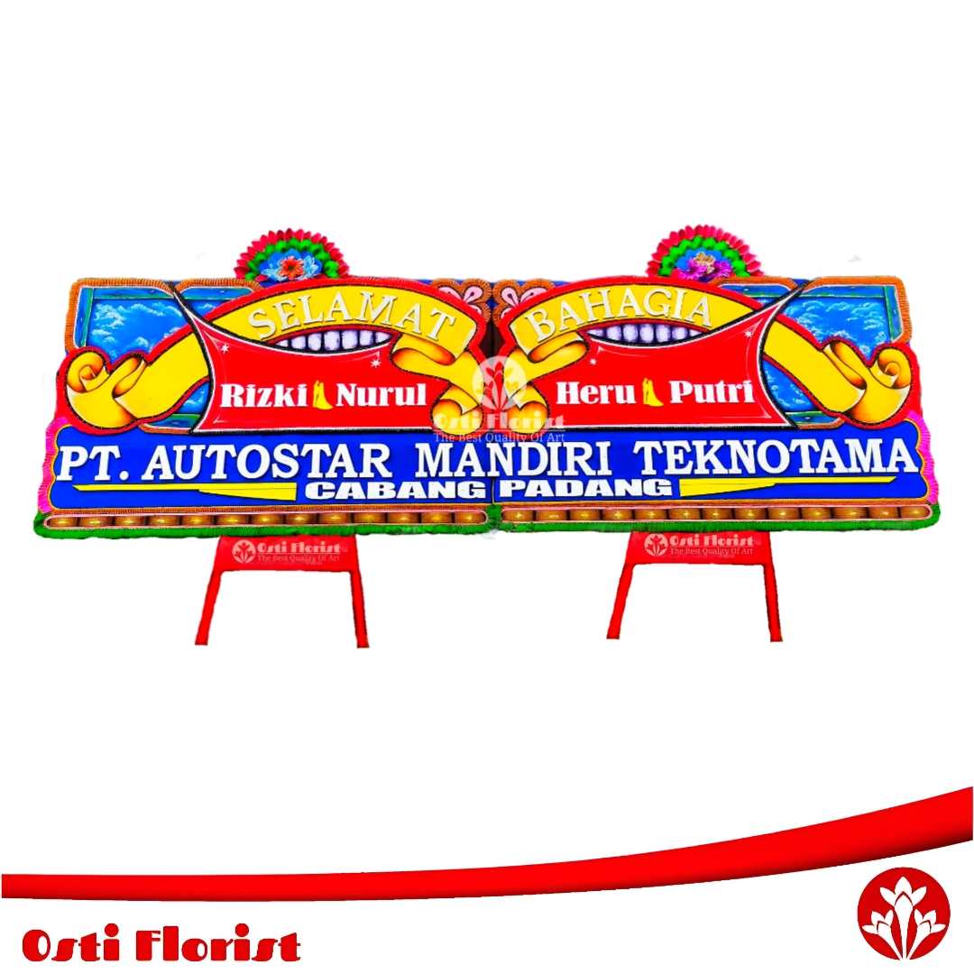 papan bunga wedding padang panjang