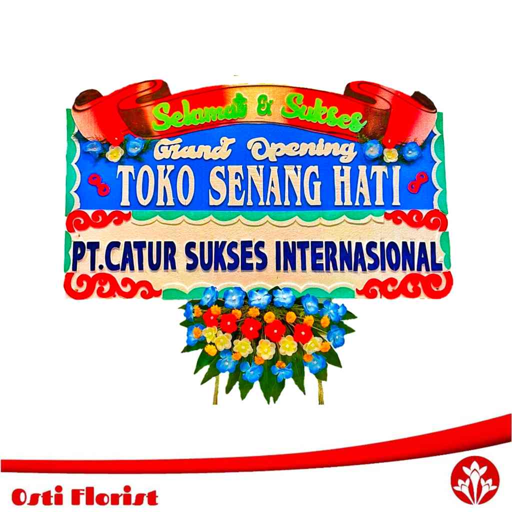 karangan bunga grand opening mataram