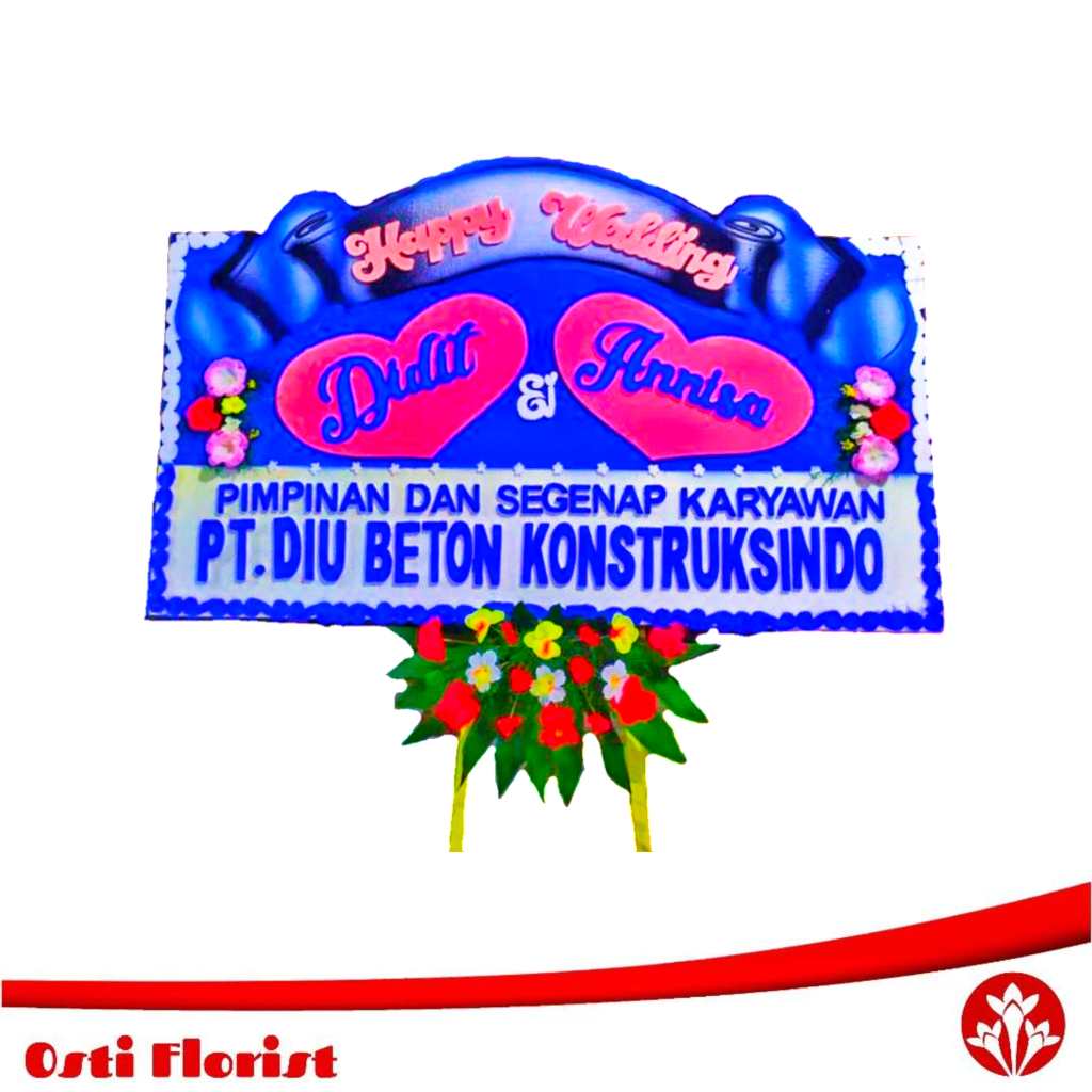 karangan bunga pernikahan mataram