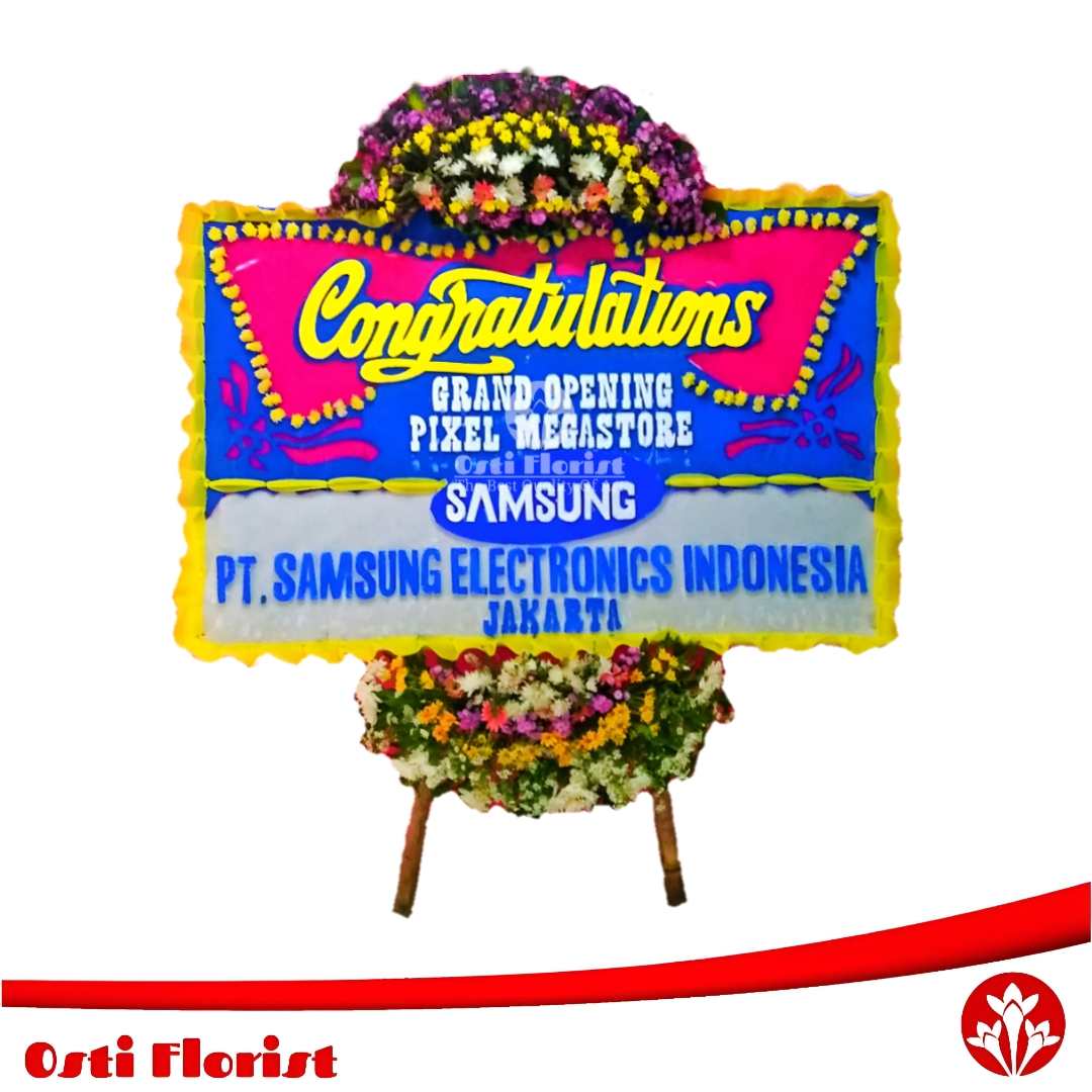 bunga papan grand opening karawang