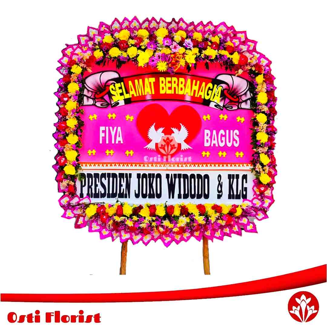 bunga papan wedding blora