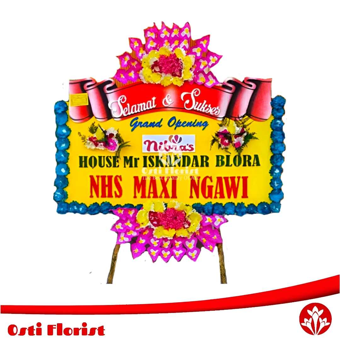 karangan bunga grand opening blora