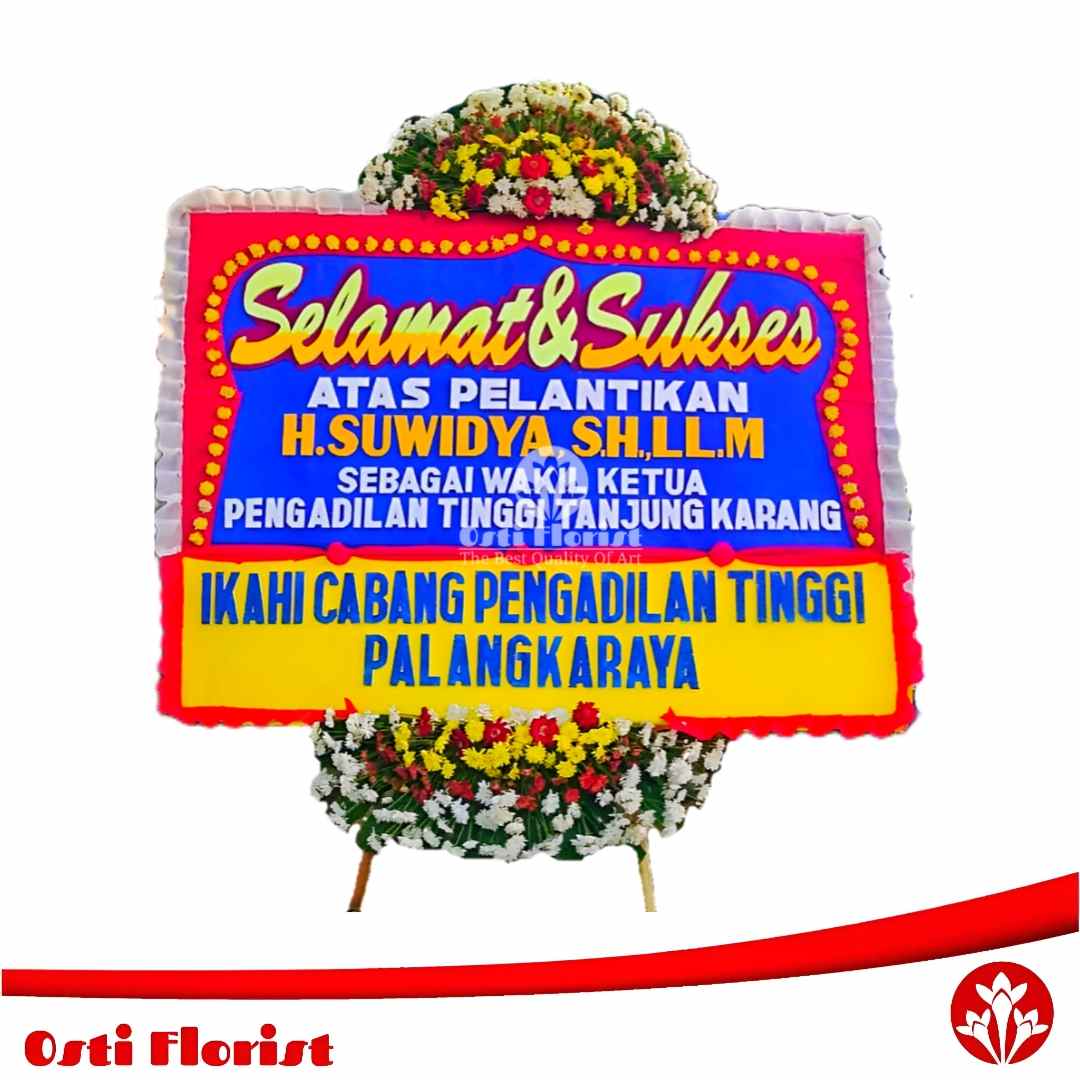 karangan bunga pelantikan bandar lampung