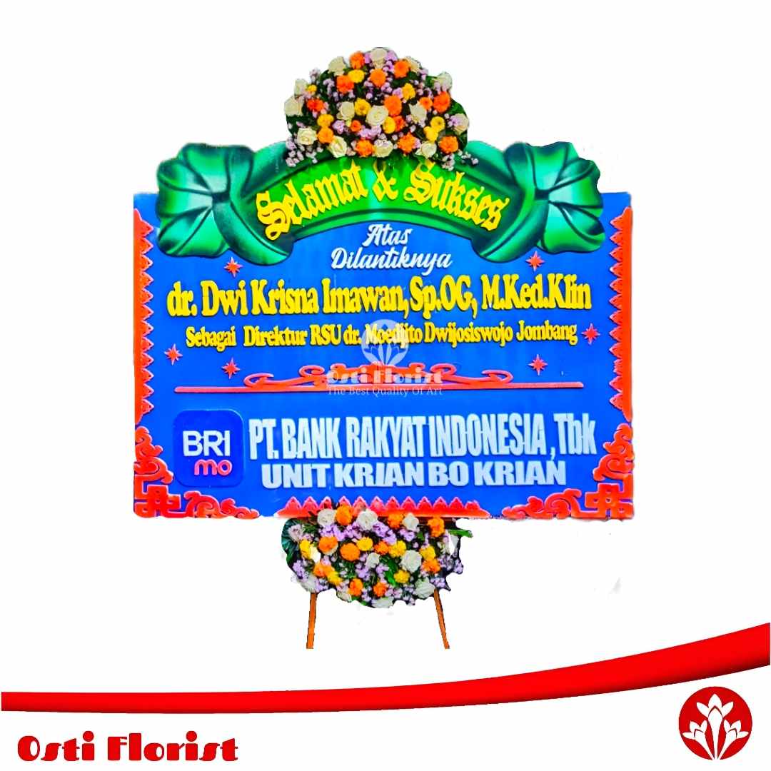 karangan bunga pelantikan jombang osti florist