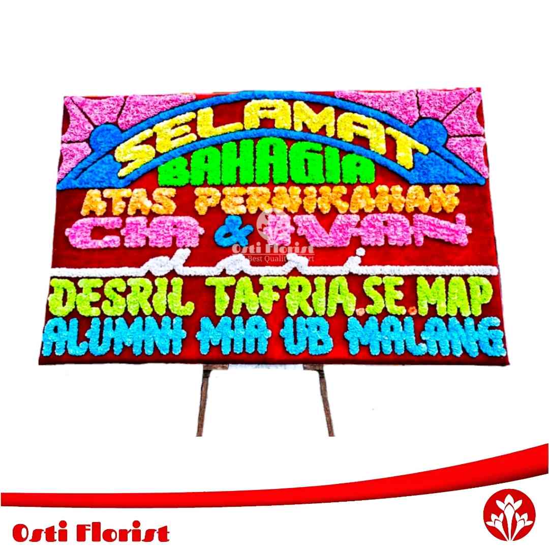 karangan bunga pernikahan jambi