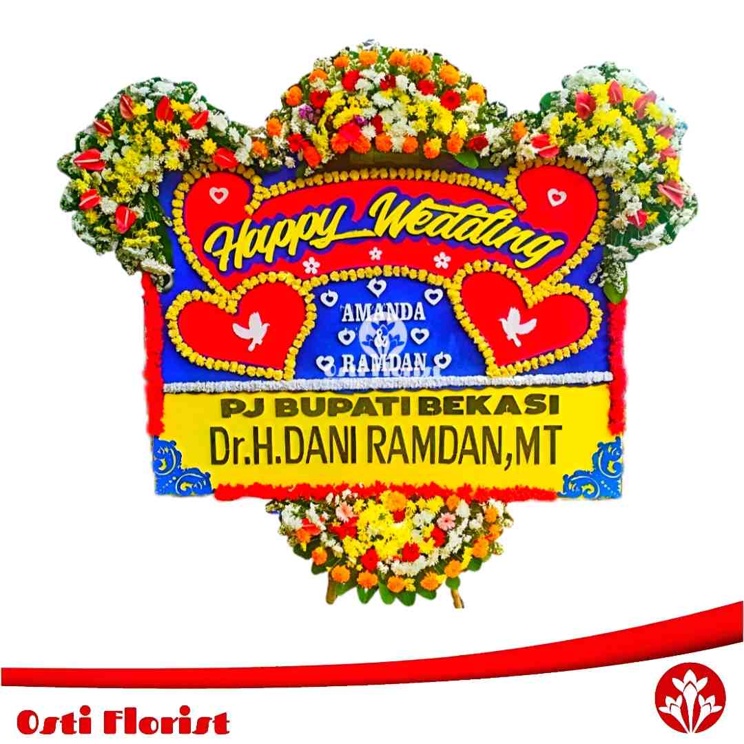 karangan bunga wedding bandung osti florist