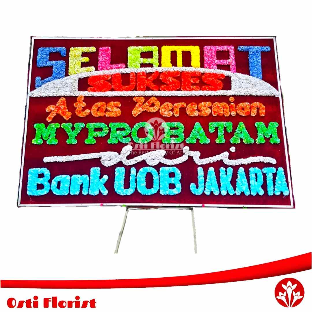papan bunga grand opening batam