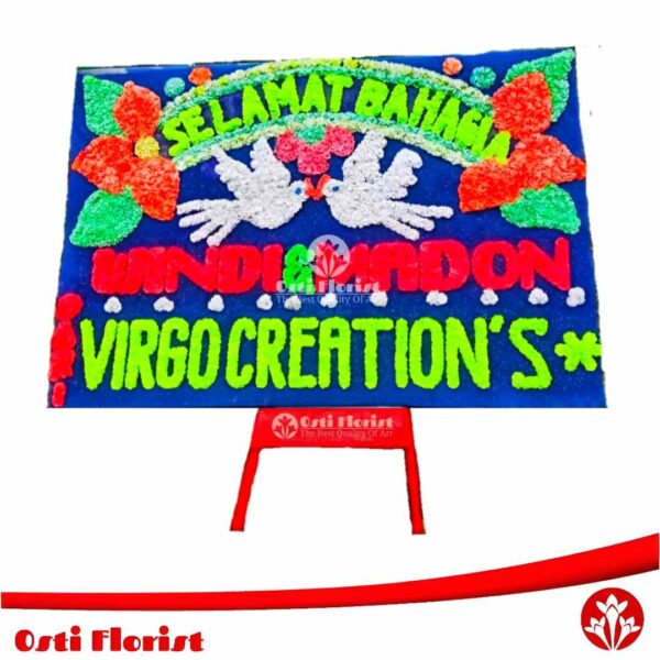 papan bunga wedding muara bungo