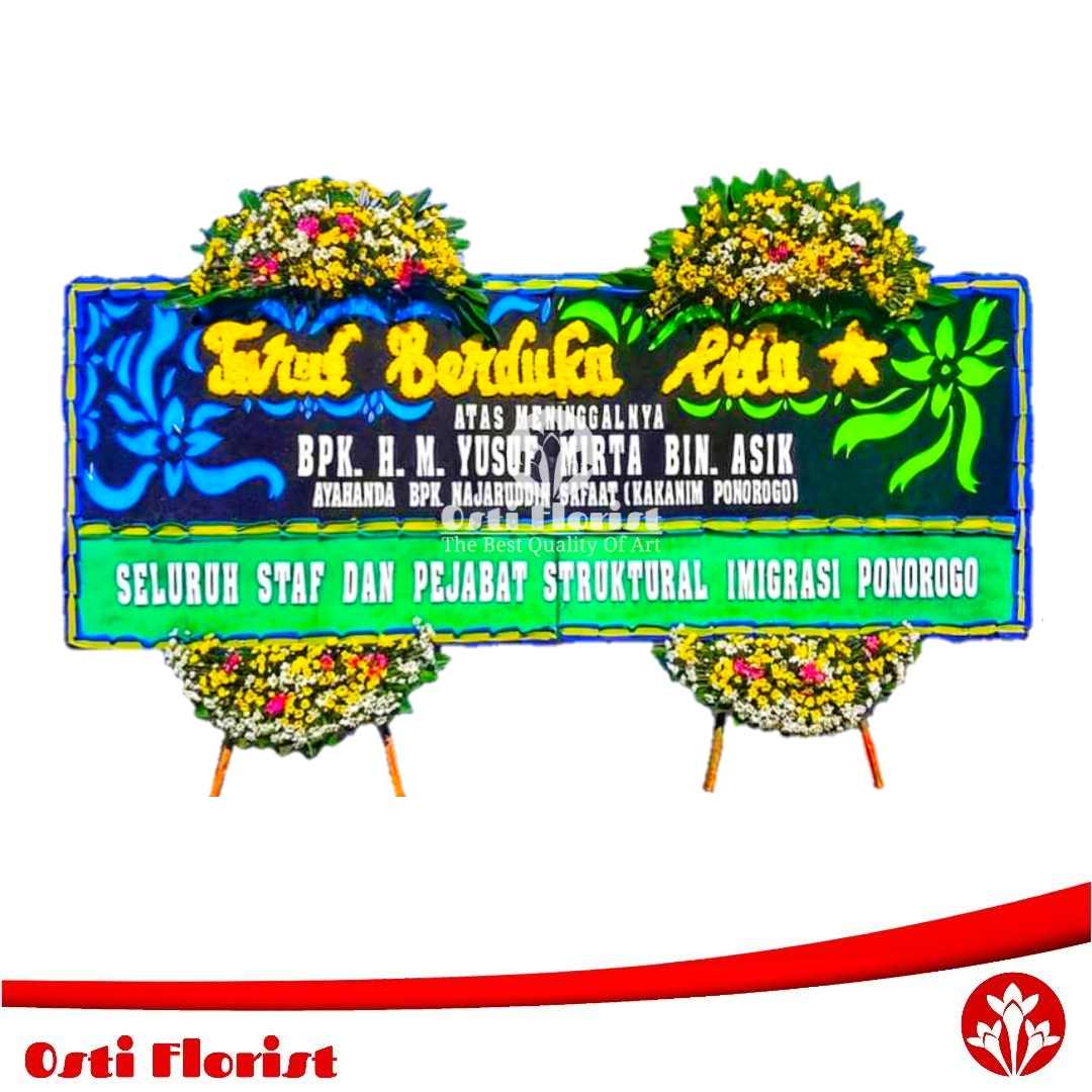 karangan bunga duka cita