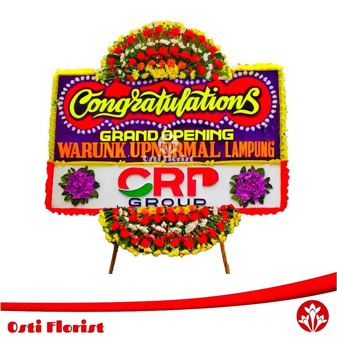 bunga papan grand opening bandar lampung