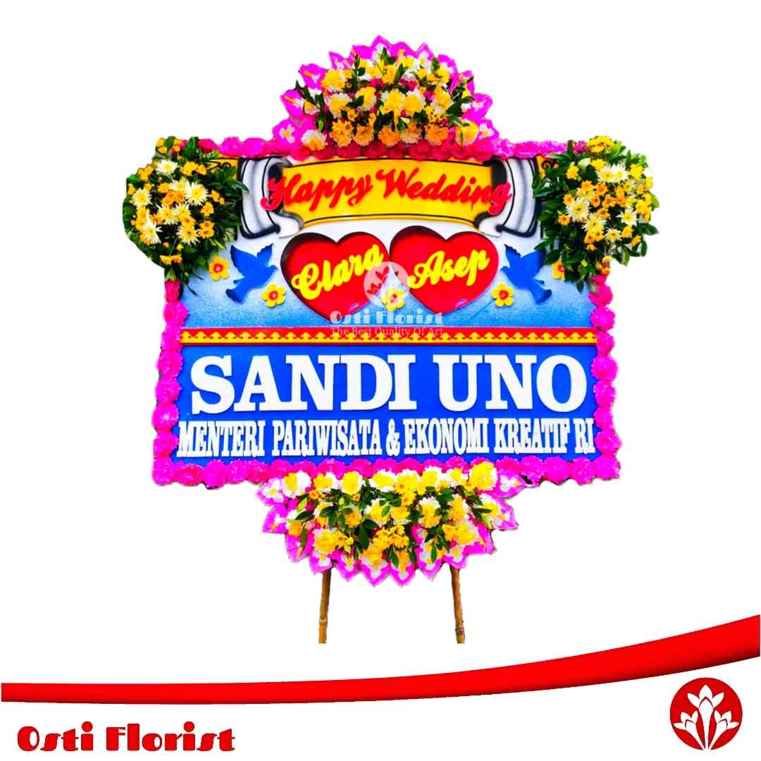 bunga papan pernikahan surakarta