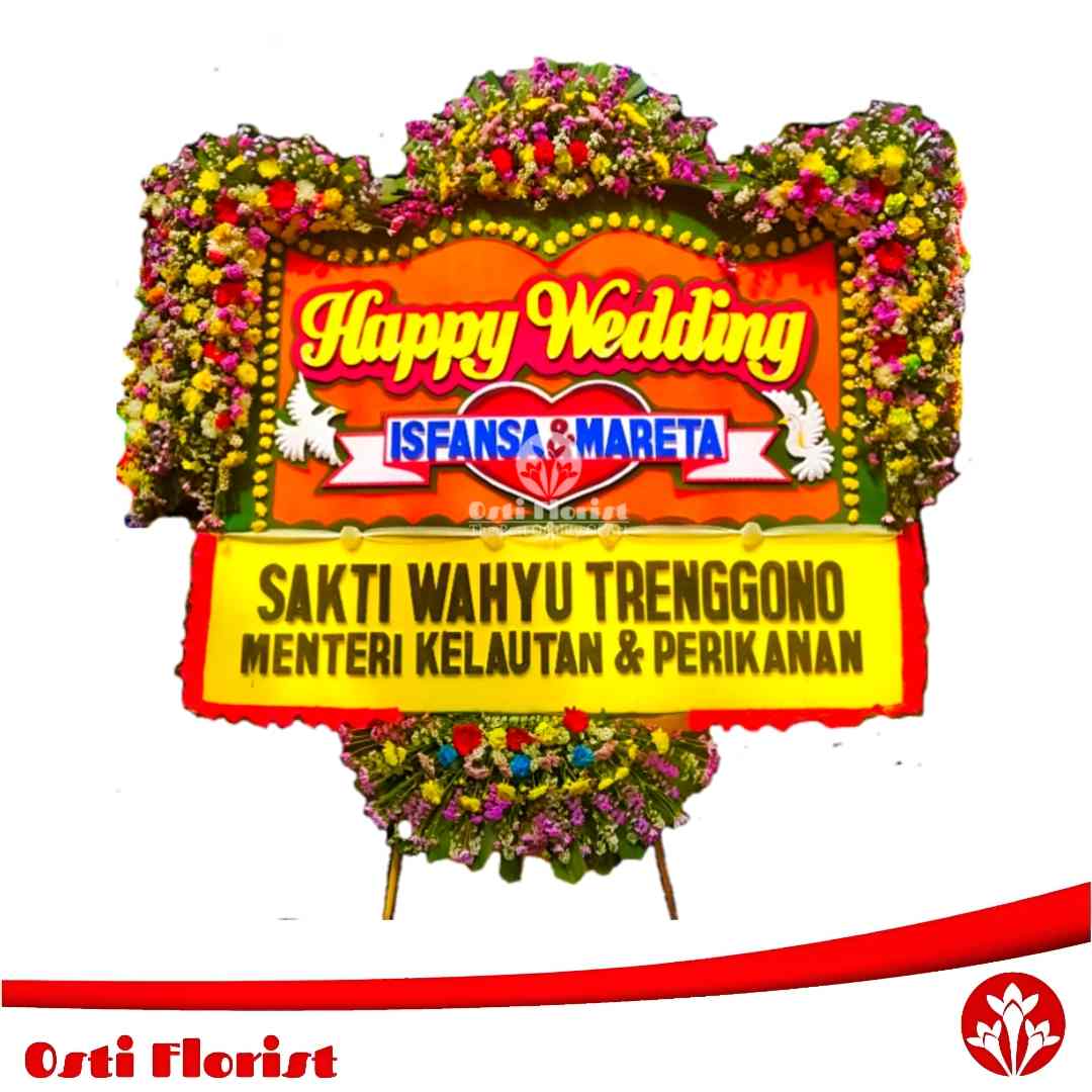 bunga papan wedding bandar lampung