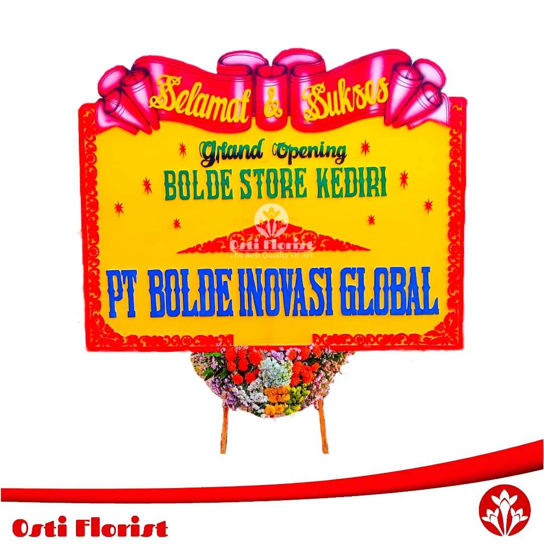karangan bunga grand opening kediri